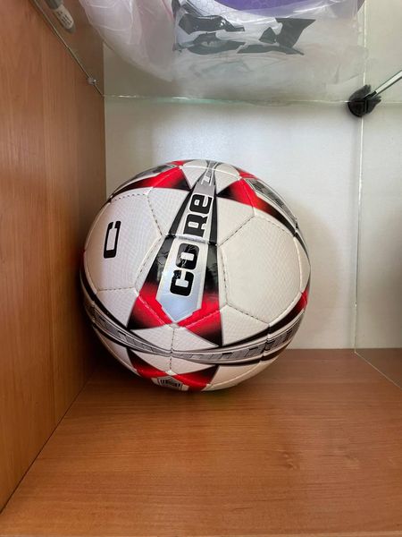 Мяч футбольный CORE red footballball3 фото